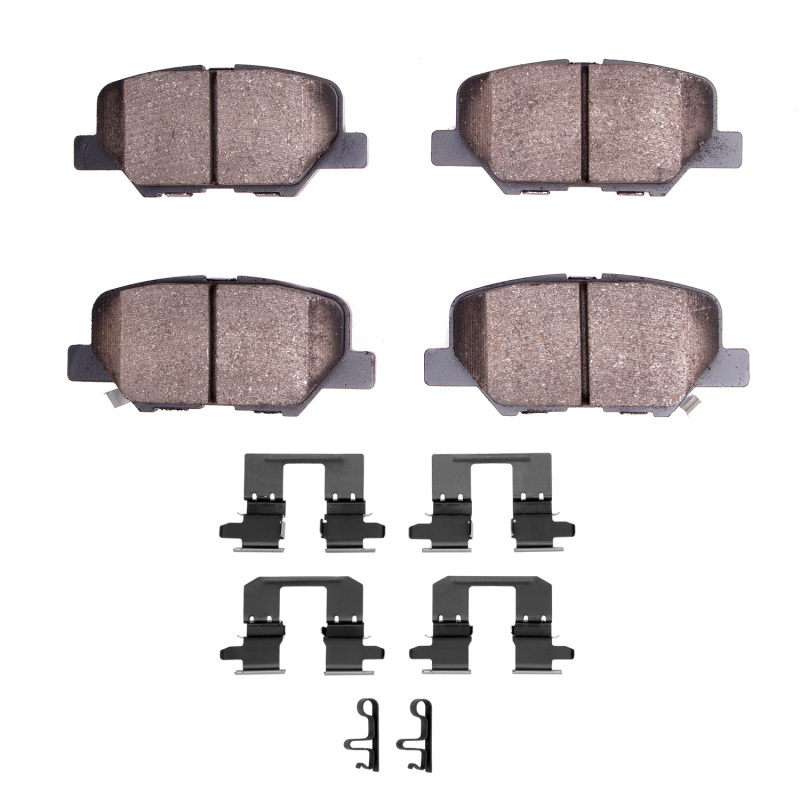 Mazda 6 Brake Pads - Rear - R1 Concepts - R1 Ceramic Pads & Hardware Kit - `13-`25